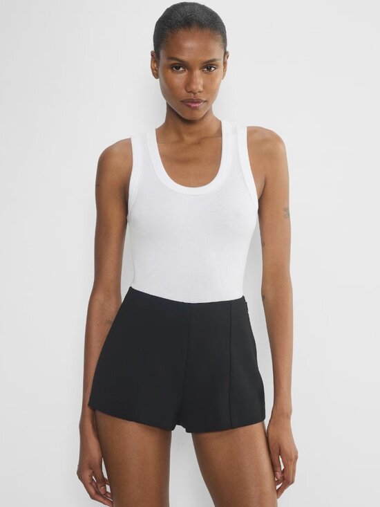 Aritzia Wilfred Pants - Aritzia Wilfred | Minimalist High-Waist Tailored Shorts Black